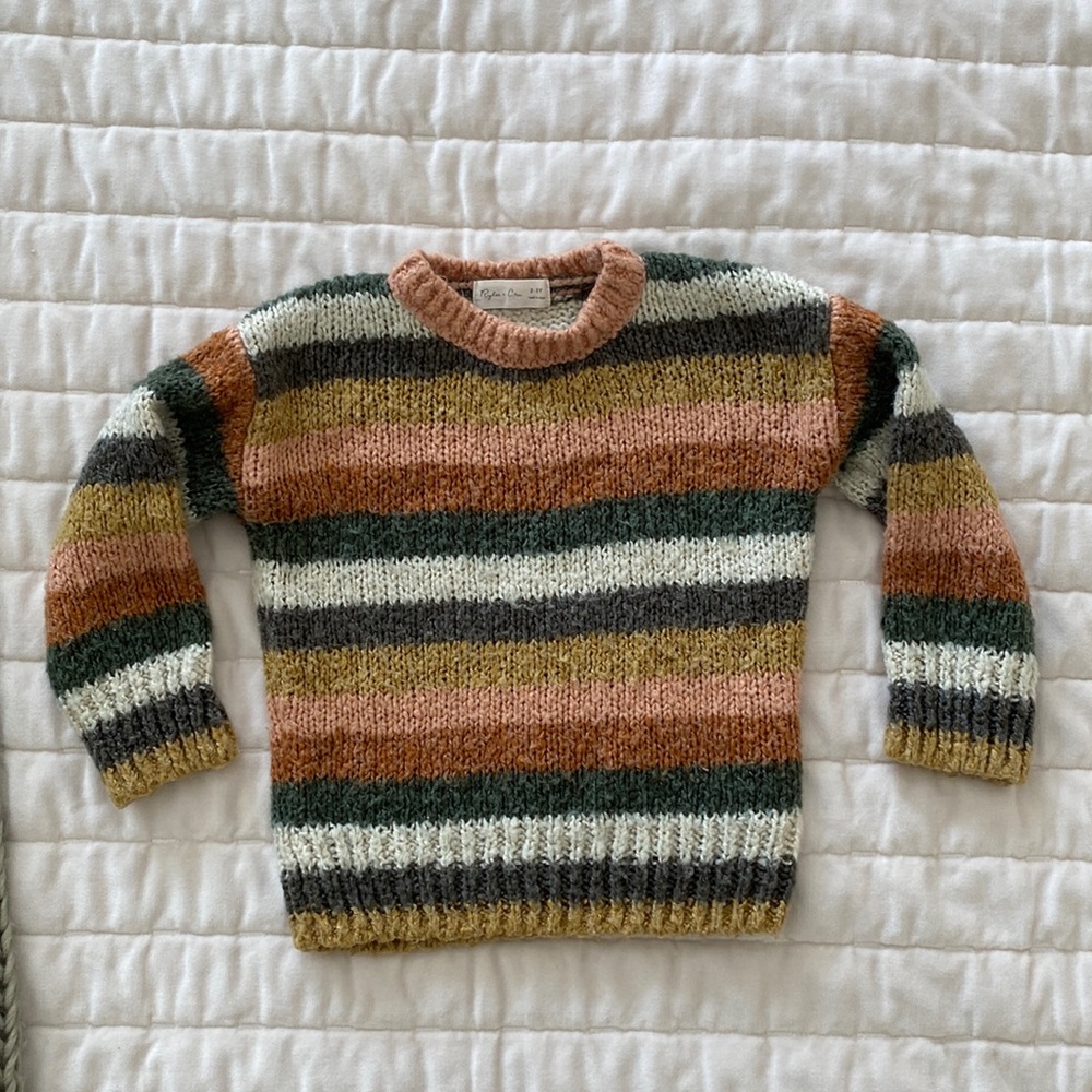 Rylee and Cru 2-3 T Striped Sweater